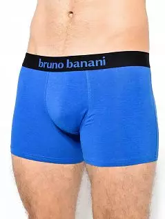 Хлопковый набор боксеров на пришивной резинке контрастного оттенка Bruno Banani 22031388бруно Черный-голубой () 4308